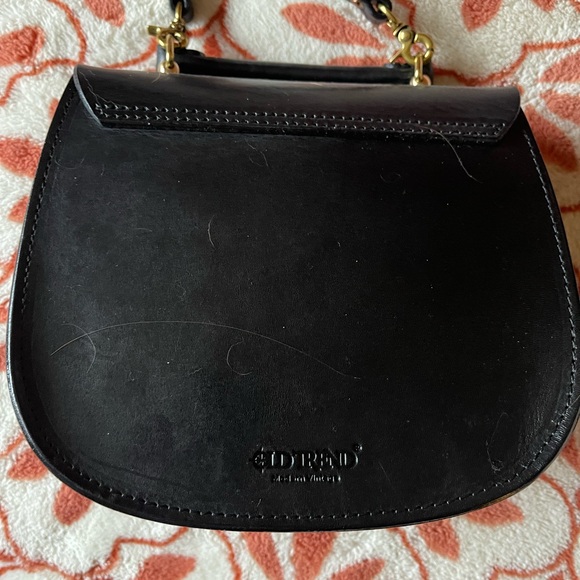NWOT $129 Sundance Black Leather Leni Crossbody Bag - Picture 3 of 6
